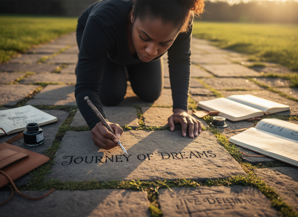 MY PATH CARVED IN INK